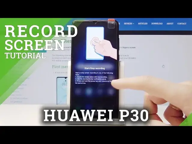 'Video thumbnail for How to Record Screen in HUAWEI P30 - Save Display'