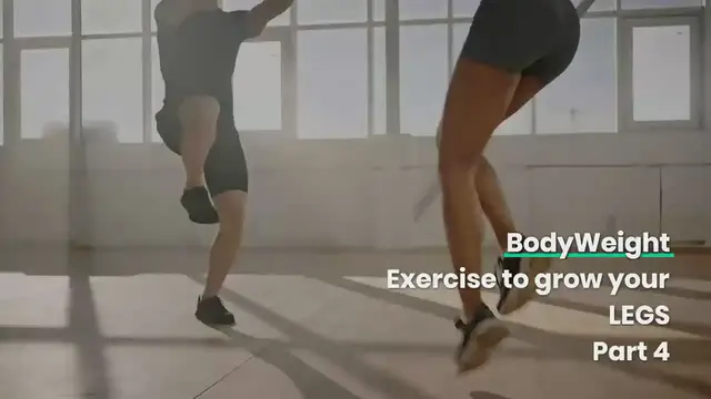 Video thumbnail for Bodyweight exercises to build your legs | Part 4