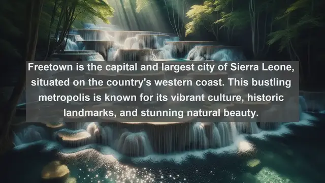 Video thumbnail for Discovering Sierra Leone: Top 10 Largest Cities Unveiled