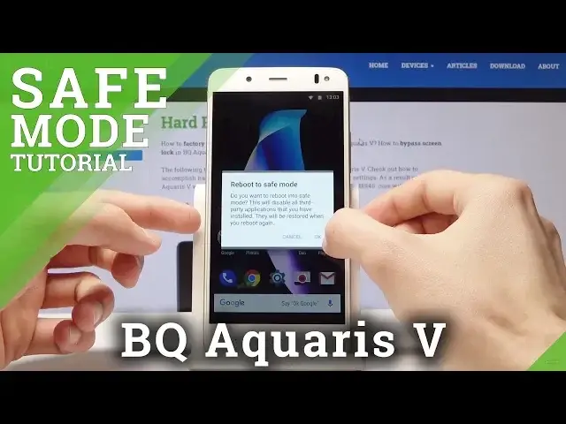 'Video thumbnail for How to Boot into Safe Mode in BQ Aquaris V - Open & Quit Safe Mode'