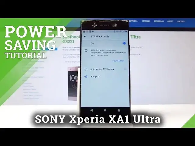 Video thumbnail for How to Activate Power Saving Mode in SONY Xperia XA1 - Extend Battery Life