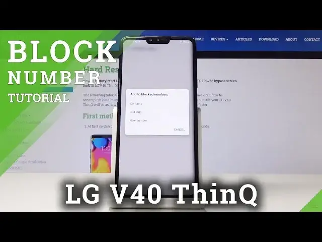 Video thumbnail for How to Block Number on LG V40 ThinQ – Blocklist