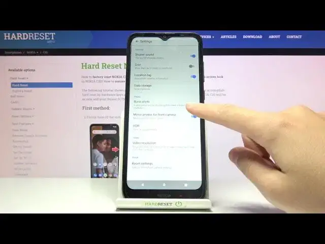 Video thumbnail for How to Take Burst Shot  – Convert Serial Photos on NOKIA C20