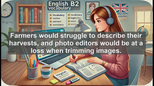 Video thumbnail for 1500 Must Know CEFR B2 Vocabulary - The Many Meanings of 'Crop': From Fields to Photos