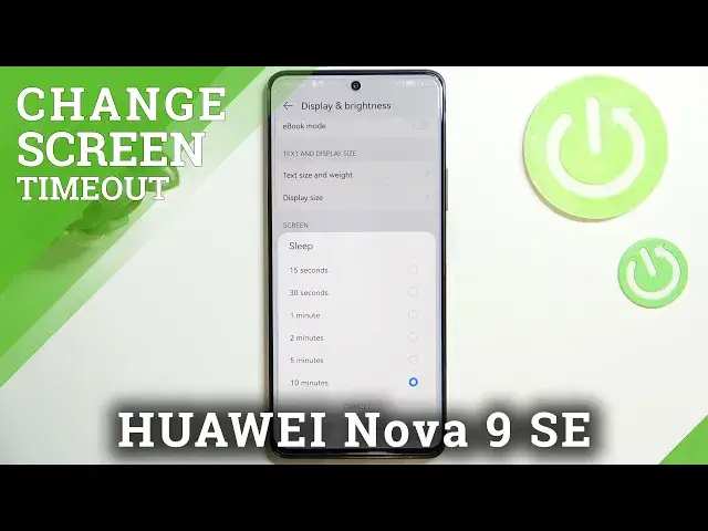 'Video thumbnail for How to Change Screen Timeout on HUAWEI Nova 9 SE - Adjust Screen Timeout'