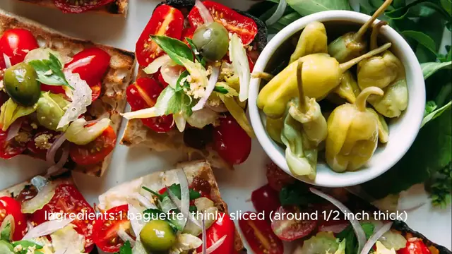 Video thumbnail for Bruschetta recipe