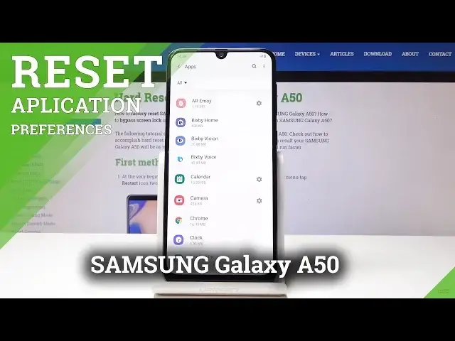 Video thumbnail for How to Restore Default Apps in SAMSUNG Galaxy A50 - Reset App Settings