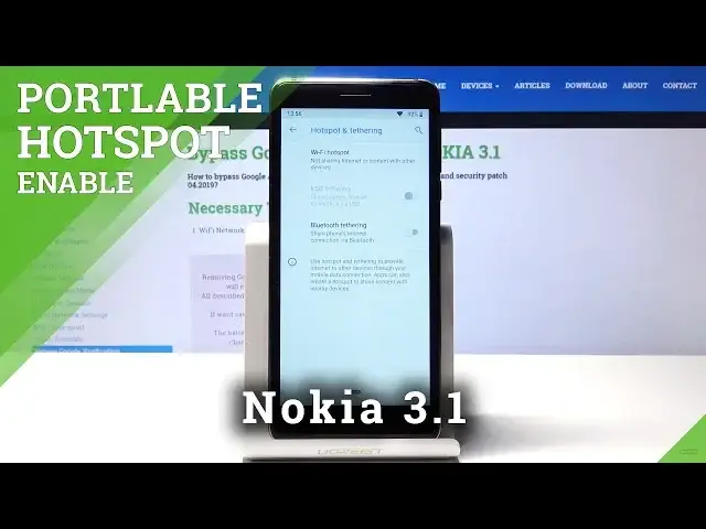 Video thumbnail for How to Enable Portable Hotspot in Nokia 3.1 - Create Mobile Hotspot