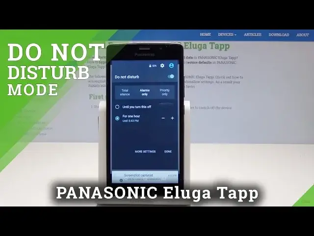 Video thumbnail for How to Activate Do Not Disturb Mode in PANASONIC Eluga Tapp - Silent Mode