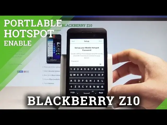 'Video thumbnail for How to Enable Portable Hotspot on BLACKBERRY Z10 - Share Wi-Fi |HardReset.Info'