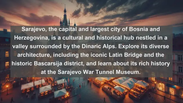 Video thumbnail for Discovering Bosnia and Herzegovina: Top 10 Biggest Cities in the Heart of the Balkans