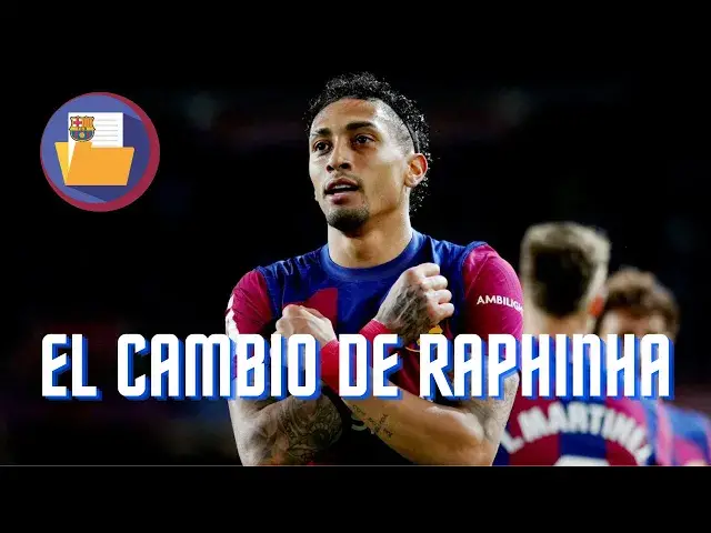 Video thumbnail for EL CAMBIO DE RAPHINHA, EL NUEVO CAPITÁN DEL BARÇA DE FLICK