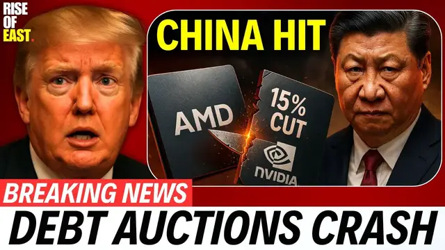 'Video thumbnail for BREAKING： 15% EXTORTION – Trump Forces Nvidia & AMD to Hand Over China Profits!'