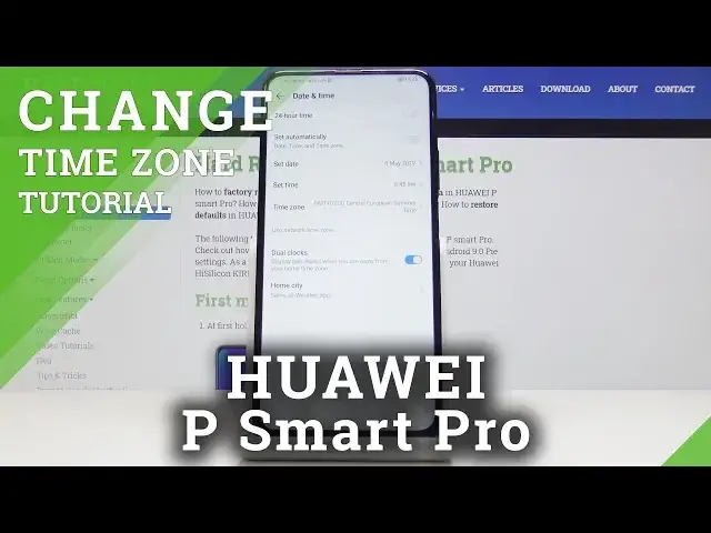 Video thumbnail for Set Up Time Zone in Huawei P Smart Pro – Change Date