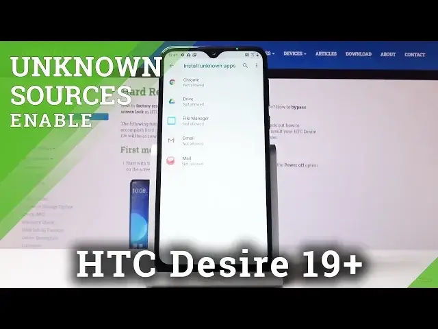 'Video thumbnail for How to Activate Unknown Sources in HTC Desire 19+ - Allow App Installation'