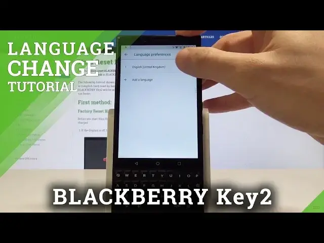 'Video thumbnail for BLACKBERRY Key2 CHANGE LANGUAGE / Set Up Language'