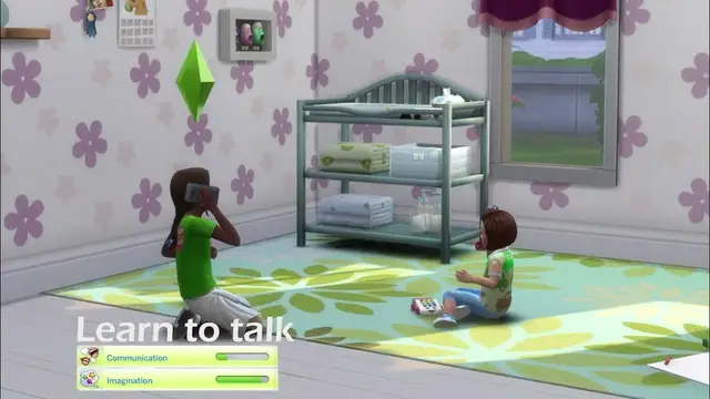 'Video thumbnail for Sims4 mod | Toddler Play Telephone'