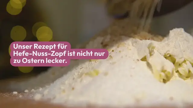 Video thumbnail for Unwiderstehlicher Hefezopf mit Nussfüllung