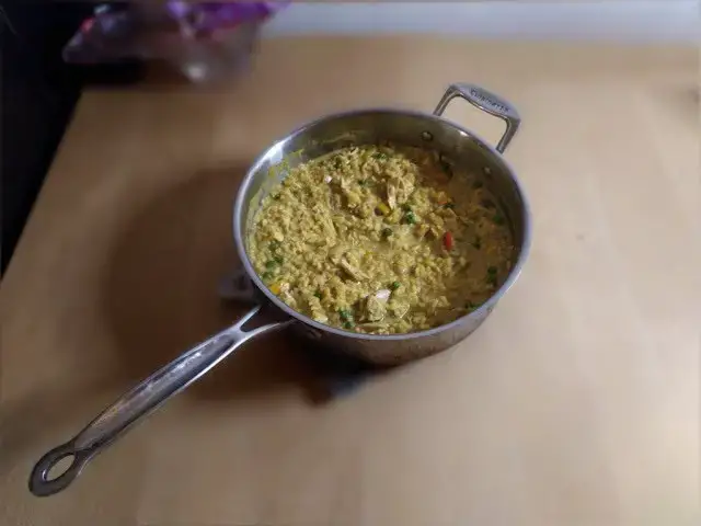 Video thumbnail for Curried Chicken Risotto from The Good Plate