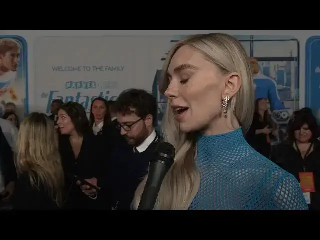 'Video thumbnail for Interview with Vanessa Kirby: Revelations from the Premiere of Fantastic 4 First Steps movie'