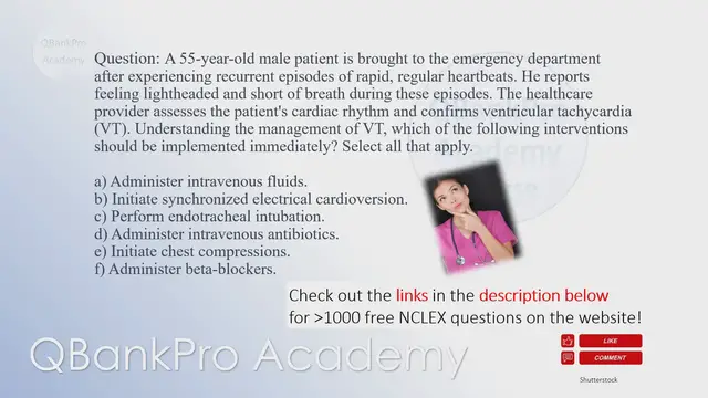 'Video thumbnail for NCLEX NextGen Cardiac Questions'