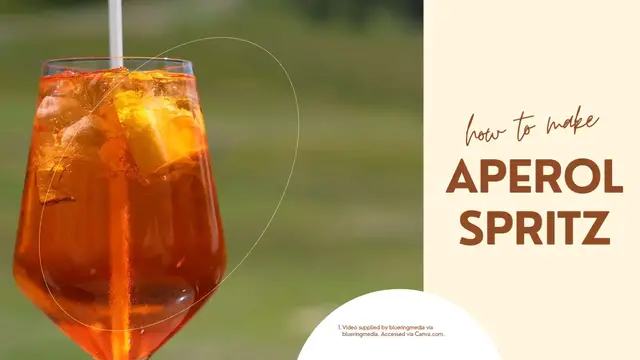 Video thumbnail for Aperol Spritz