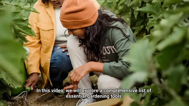Video thumbnail for Gardening Tools List