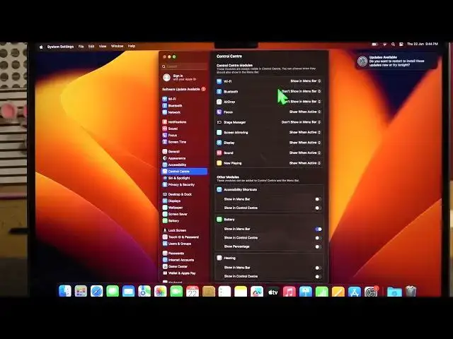 Video thumbnail for How To Change Icons Visible In Menu Macbook Air M2 2023