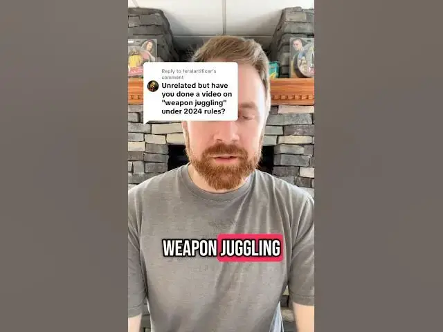 'Video thumbnail for Weapon juggling in 2024 DnD 5e is a great but silly'