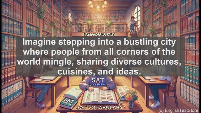 Video thumbnail for 5000 Must Know SAT Vocabulary - SAT Vocabulary: Understanding 'Cosmopolitan'