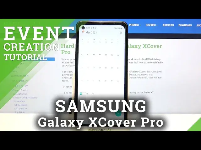 Video thumbnail for How to Add Event to Calendar in Samsung Galaxy XCover Pro  - Create Reminder