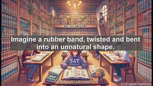 Video thumbnail for 5000 Must Know SAT Vocabulary - SAT Vocabulary: Understanding and Using 'Contort'