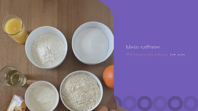 Video thumbnail for Das beste Orangenkuchen Rezept – saftig und erfrischend!