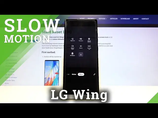 Video thumbnail for How to Record in Slow Motion with LG Wing – Recording Options