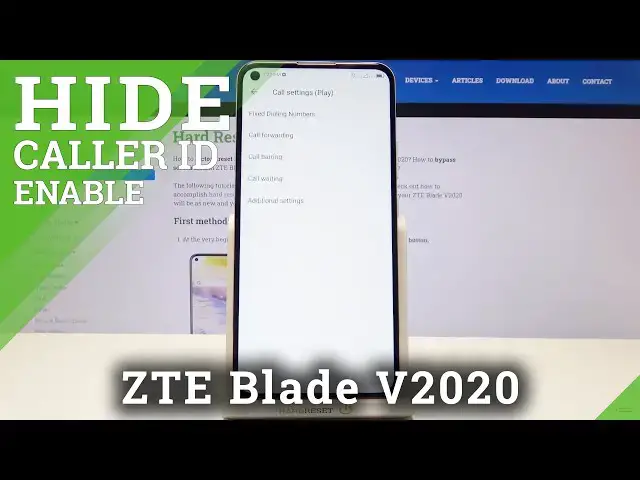 'Video thumbnail for How to Hide Number in ZTE Blade v2020 – Make Number Private'