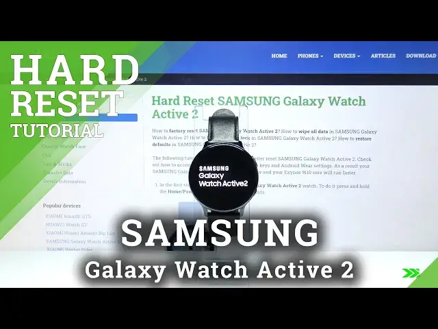 'Video thumbnail for Hard Reset SAMSUNG Galaxy Watch Active 2 – Restore Defaults / Wipe Data'