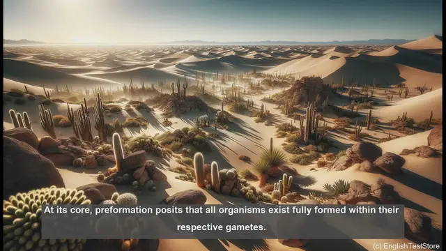 Video thumbnail for Preformation in biology