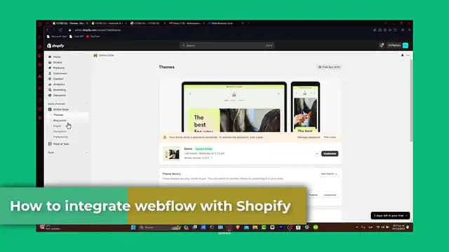 Video thumbnail for How To Integrate Webflow With Shopify 2024 (Step by Step)