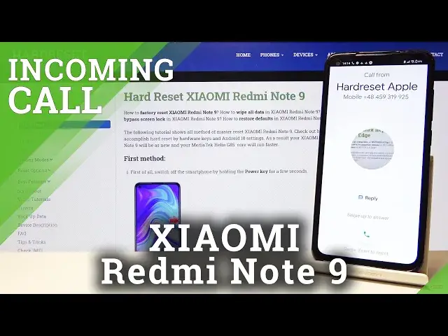 Video thumbnail for Incoming Call in Xiaomi Redmi Note 9 - Call Display and Options