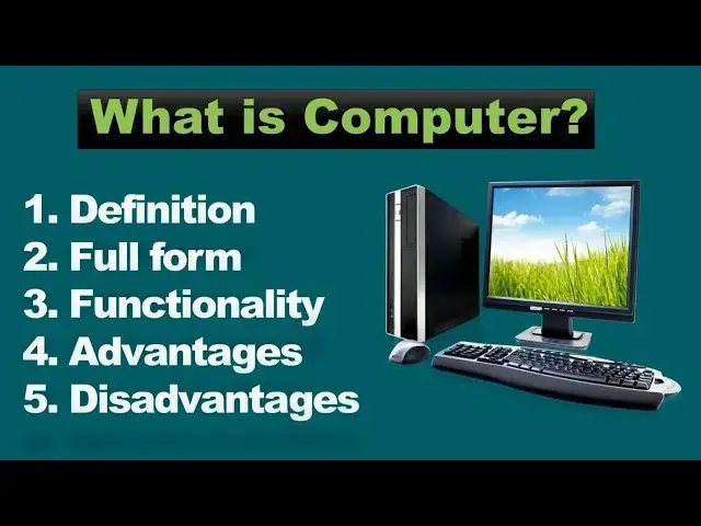 Video thumbnail for what is Computer | Definition and History of computer