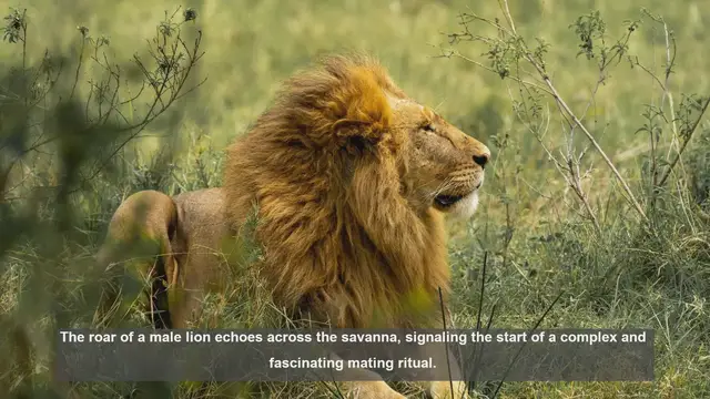 Video thumbnail for 10 Fascinating Lion Behaviors During Mating Season