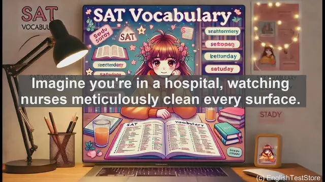 Video thumbnail for 5000 Must Know SAT Vocabulary - SAT Vocabulary: Understanding 'Disinfect'