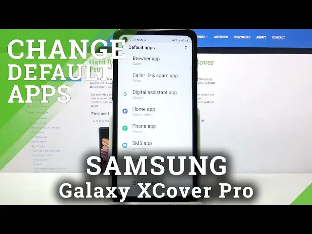 'Video thumbnail for How to Switch Default Apps on SAMSUNG Galaxy XCover Pro – Manage Default Apps'