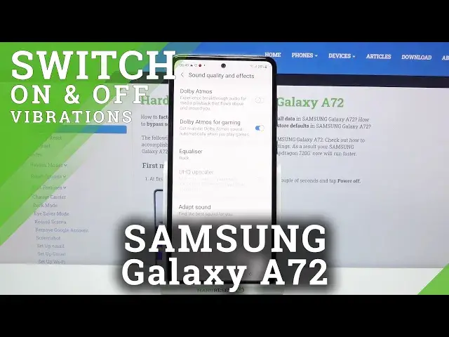 'Video thumbnail for How to Find Sound Settings in SAMSUNG Galaxy A72 – Open Sound and Vibration Settings'