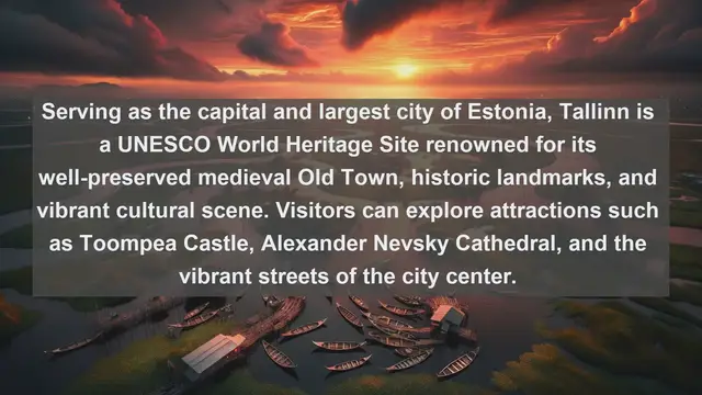 Video thumbnail for Exploring Estonia: Top 10 Biggest Cities Unveiled!