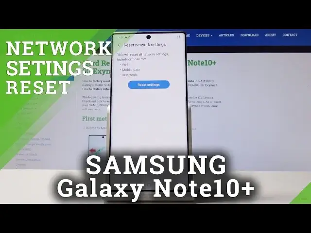 'Video thumbnail for How to Reset Network Settings in SAMSUNG Galaxy Note10+ - Restore Network Defaults'