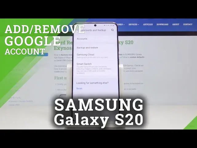 'Video thumbnail for How to Add & Remove Google Account in Samsung Galaxy S20 – Erase Google User Data'