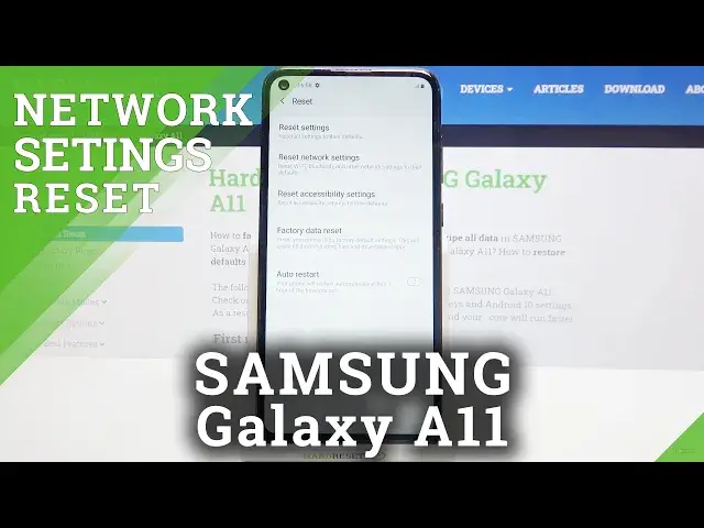 'Video thumbnail for How to Reset Network Settings on SAMSUNG Galaxy A11 – Reset Network Configurations'