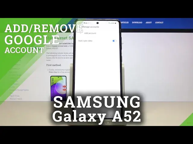 Video thumbnail for How to Create & Remove Google Account in SAMSUNG Galaxy A52 – Switch Google Account