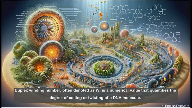 Video thumbnail for Duplex winding number in biology - meaning, definition and examples